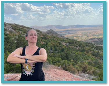 Near the top of Mount Scott I can see for miles and miles of beautiful rolling landscape