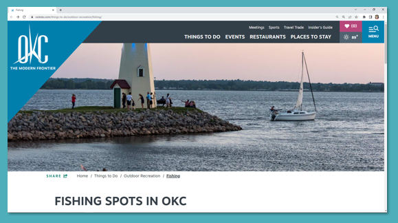 OKC Fishing Spots-clone of OKC site to add functionality